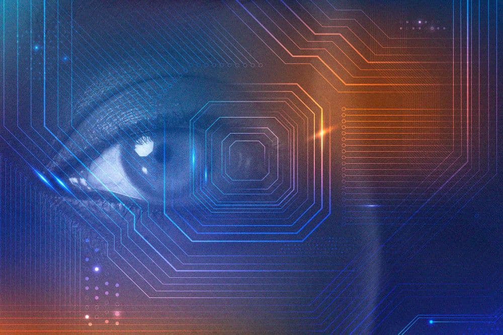 Reconocimiento del iris de los ojos mediante escaneo