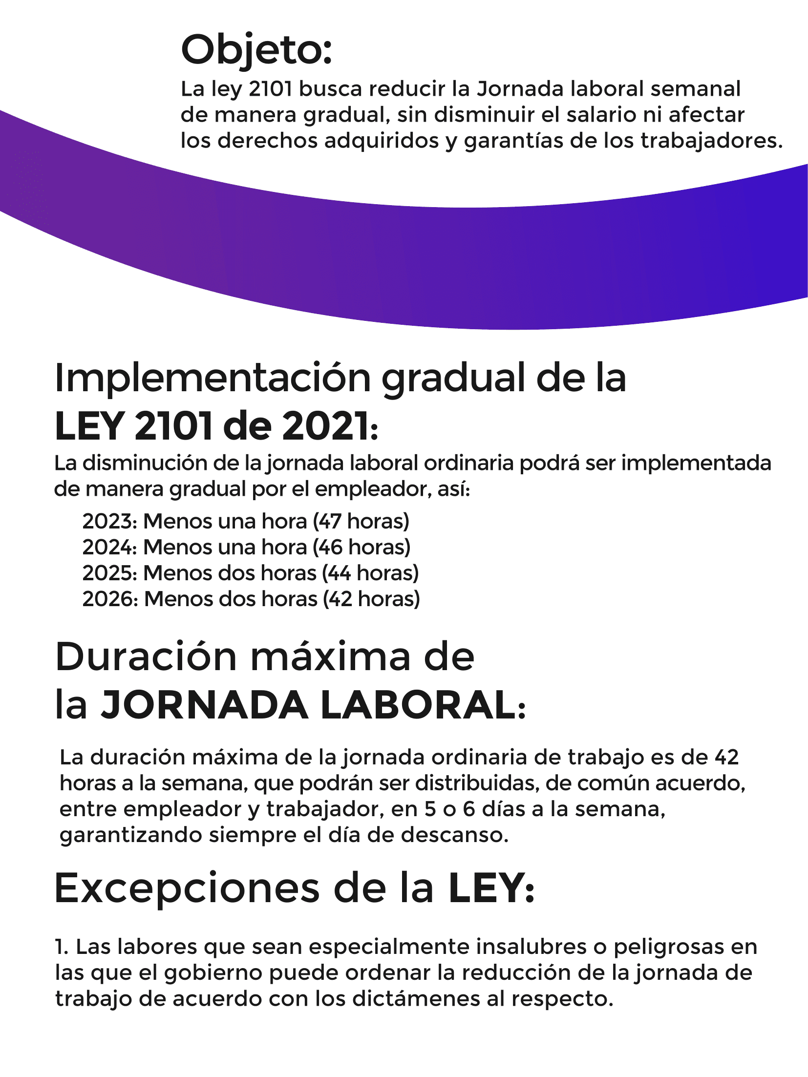 Ley 2101 del 15 de julio del 2021 Reducción de la Jornada Laboral - Fenalco Valle del Cauca