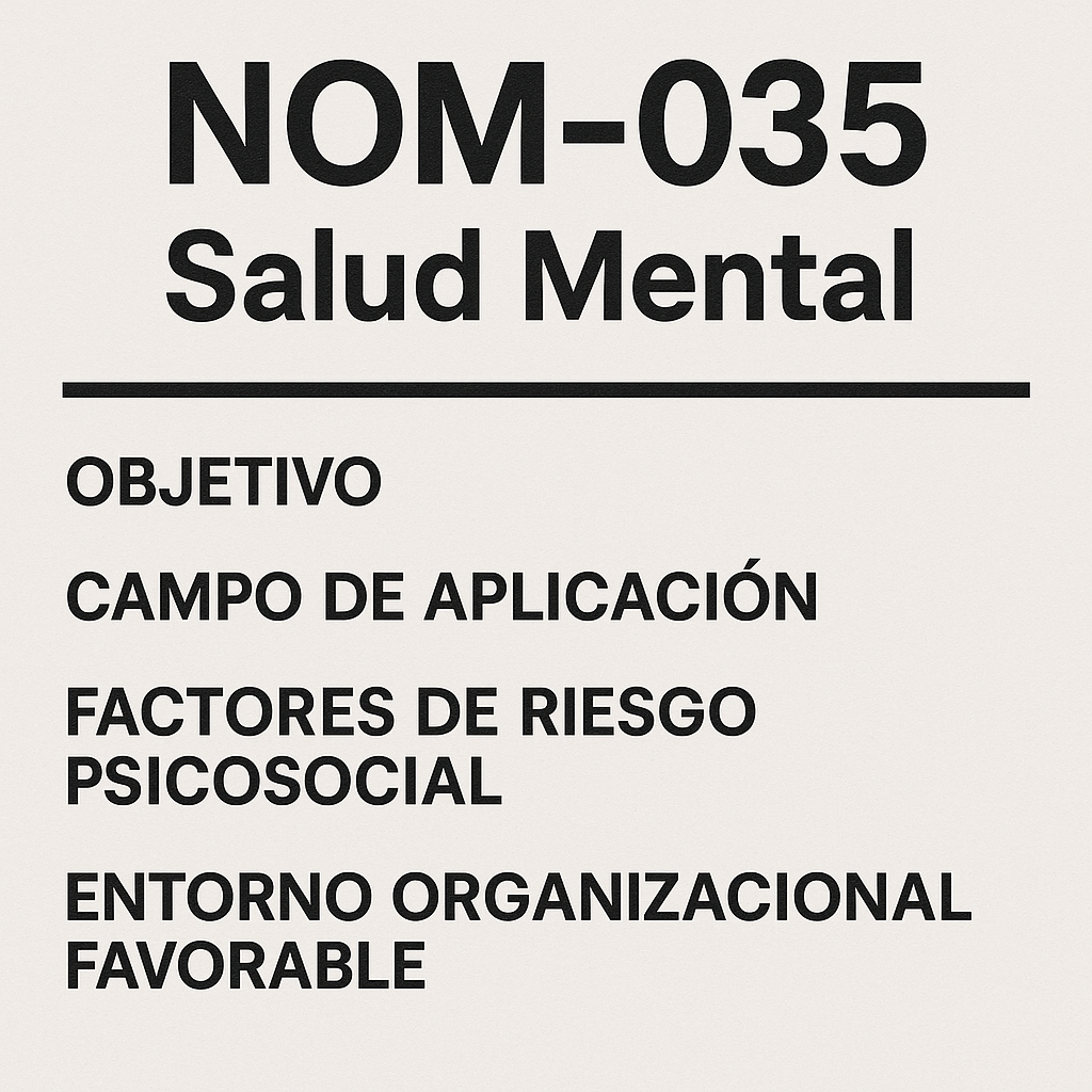 nom 035 salud mental
