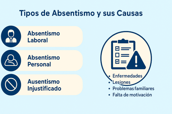 Tipos de absentismos laborales